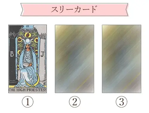 タロットカード【2:女教皇（The High Priestess）】正位置・逆位置