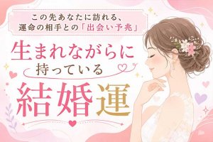 抜群精度で確証得る【無料◆良縁手繰り寄せる】あなたの結婚運/予兆