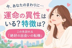 出会い今すぐ引き寄せる◆あなたの結婚縁/運命の人の特徴/訪れる転機