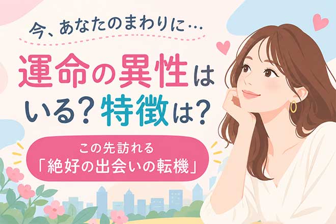 出会い今すぐ引き寄せる◆あなたの結婚縁/運命の人の特徴/訪れる転機