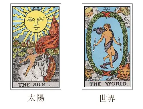 タロットカード【19:太陽（The Sun）】正位置・逆位置・悩み別解釈と