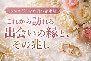 いつ、運命の人と巡り会える?【良縁霊視で視えた未来】あなたの結婚