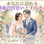 完全無料◆明確判明【次、あなたに訪れる良縁】結婚運/出会いの予兆