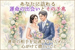 完全無料◆明確判明【次、あなたに訪れる良縁】結婚運/出会いの予兆