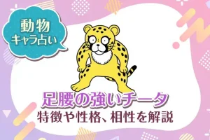 動物キャラ占い【足腰の強いチータ】特徴・性格・相性を解説